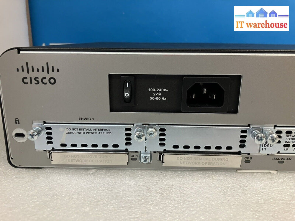 ~ Cisco 1900 Series 1941 Ehwic Integrated Service Router Cisco1941/K9 With Mount