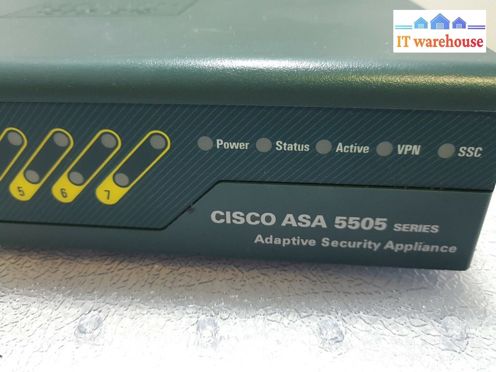 - Cisco Asa 5505 V05 Firewall Adaptive Security Appliance (No Power Supply)