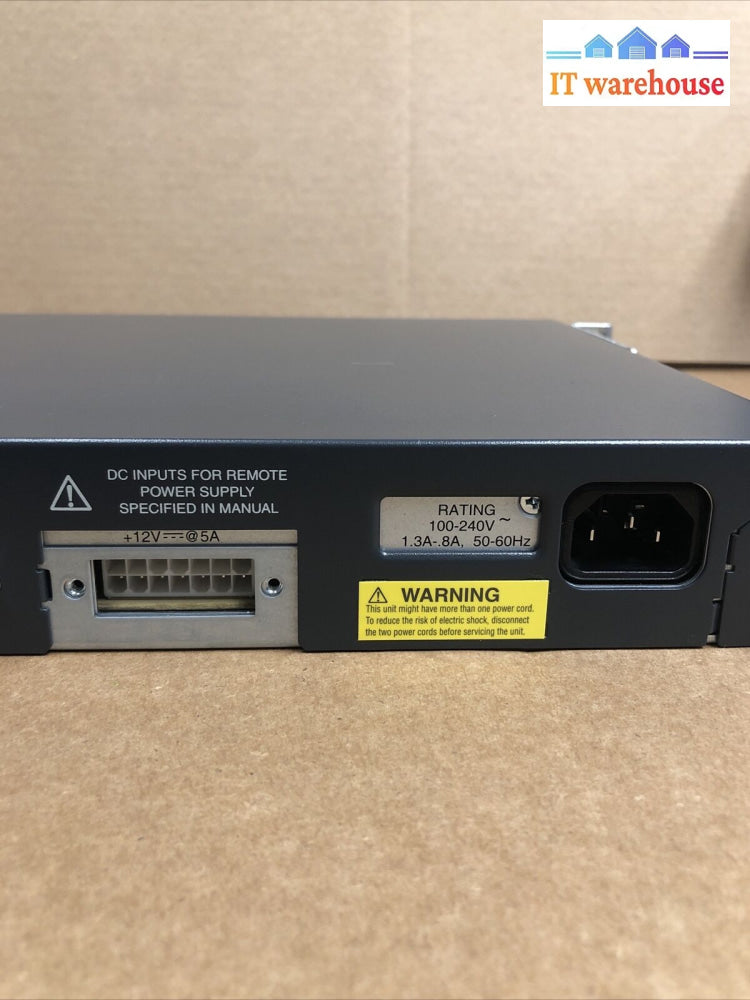 Cisco C2960 Network Switch Ws-C2960-48Tt-L V04 (With Ears) +