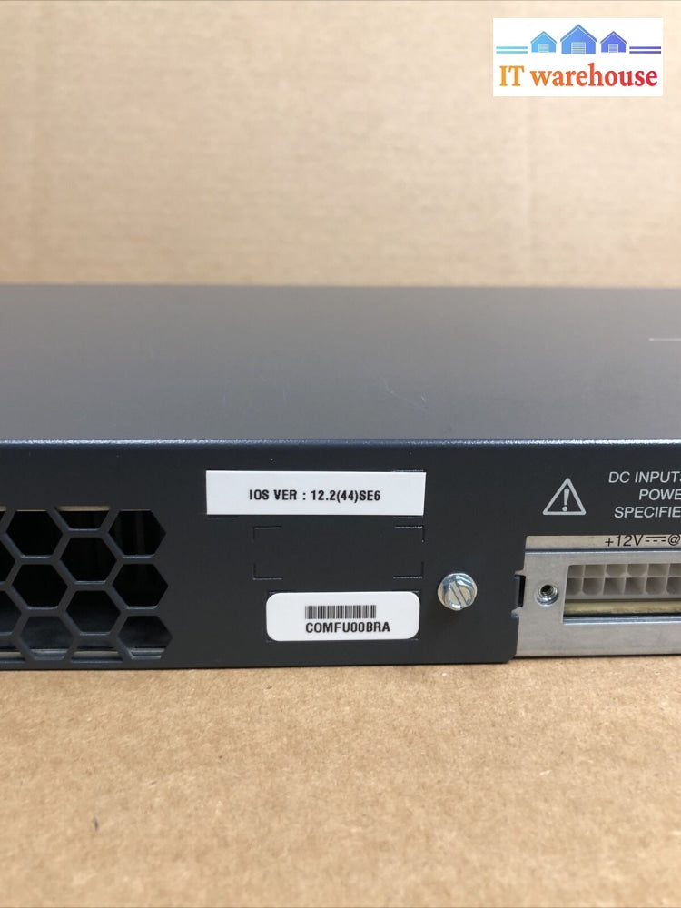 Cisco C2960 Network Switch Ws-C2960-48Tt-L V04 (With Ears) +