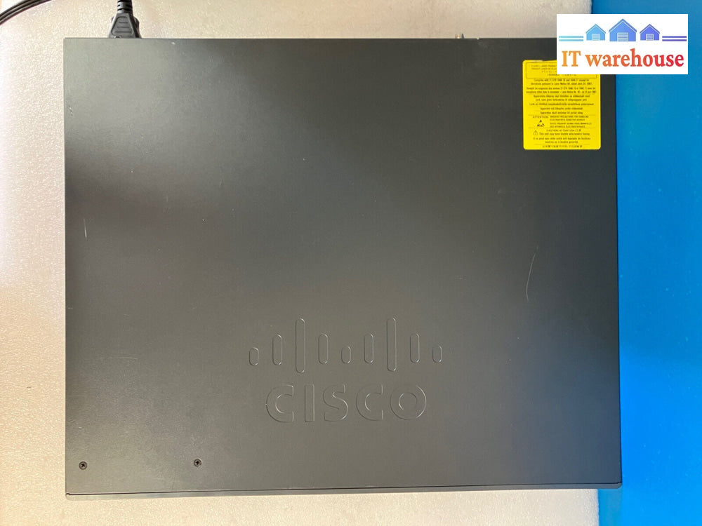 ~ Cisco Catalyst 2960 Ws-C2960X-48Lps-L V05 48 Port Gigabit Poe + Ethernet Switch