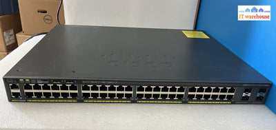 ~ Cisco Catalyst 2960 Ws-C2960X-48Lps-L V05 48 Port Gigabit Poe + Ethernet Switch