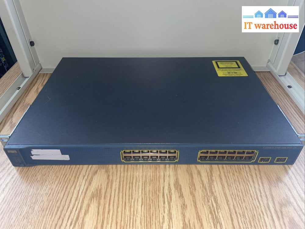 Cisco Catalyst 3560 Ws-C3560E-24Td-E 24-Port Gigabit Rack Mountable Switch