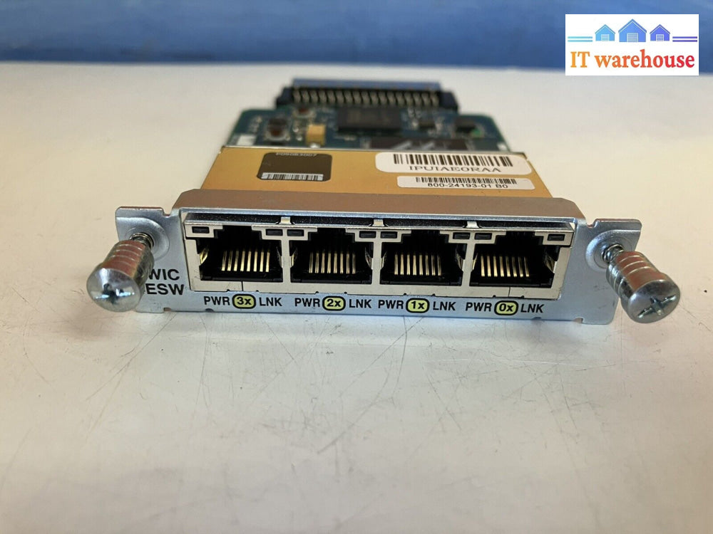 ~ Cisco Hwic-4Esw 4 Port 10/100 Ethernet Switch Interface Card Genuine