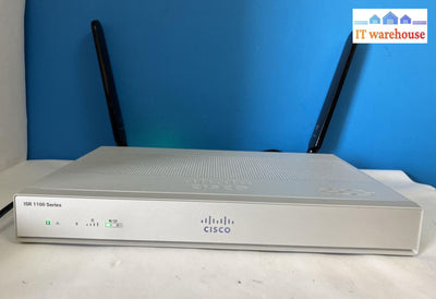 Cisco Isr 1100 Series C1111-4P Lte Services Integrated Router With Power Supply~