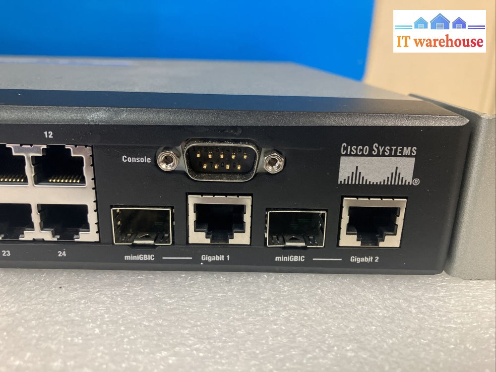 Cisco Linksys Srw224P 24-Port 10/100 Managed 2-Port Gigabit Poe Switch Webview ~