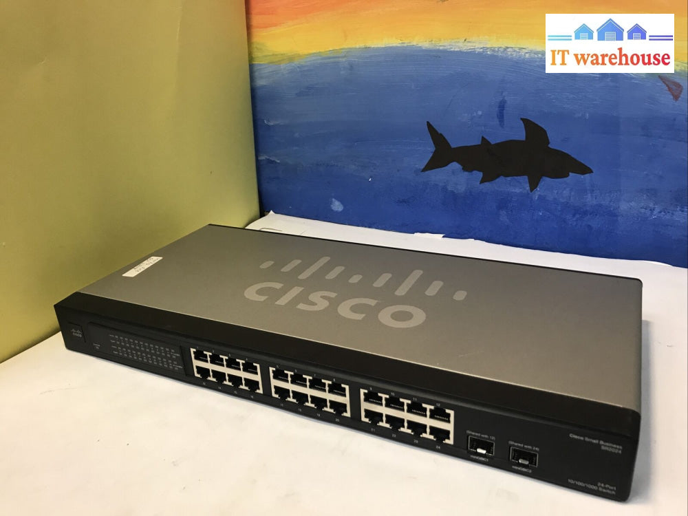 Cisco Sr2024C V3- 24 Port Gigabit Network 10/100/1000 Switch