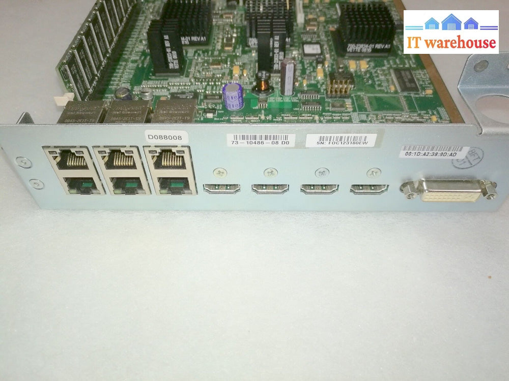 + Cisco Telepresence Secondary Cts-Codec-Sec Mainboard 800-28311-01 73-10486-08