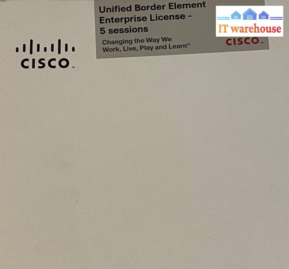 Cisco Unified Border Element Enterprise 5 Sessions