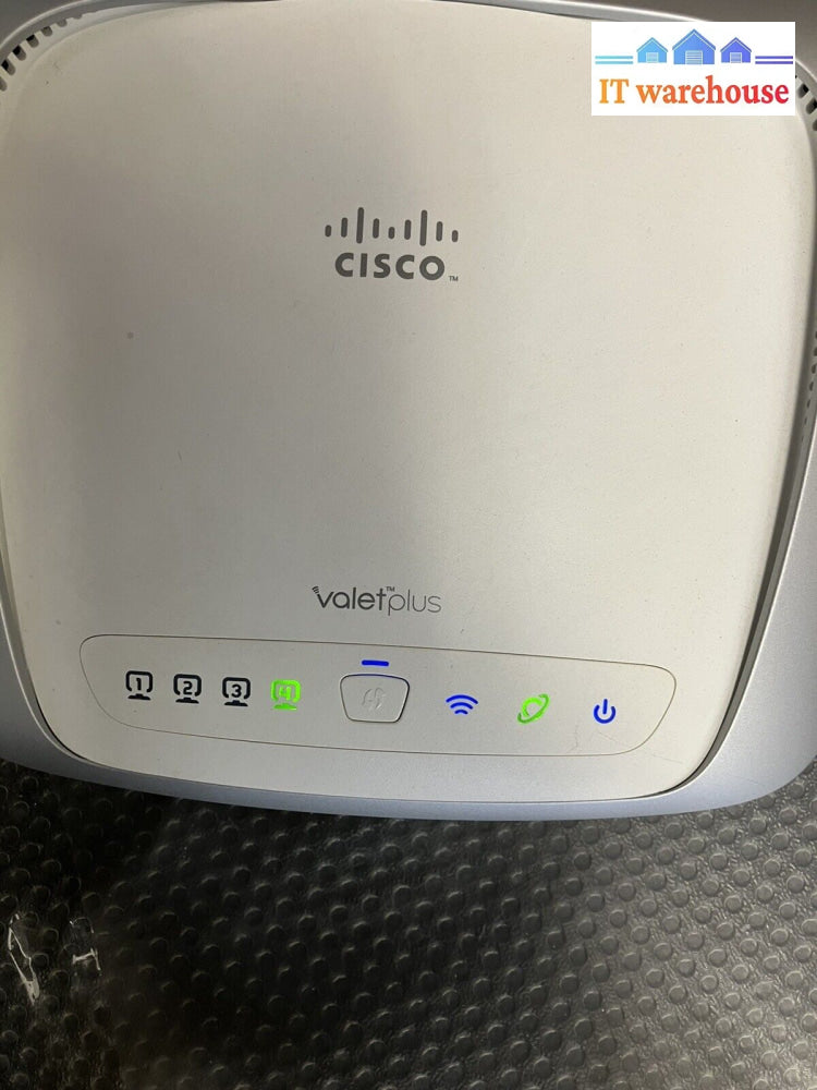 ~ Cisco Valet Plus M20 Wireless Router /10/100/1000 4 Port Ethernet White