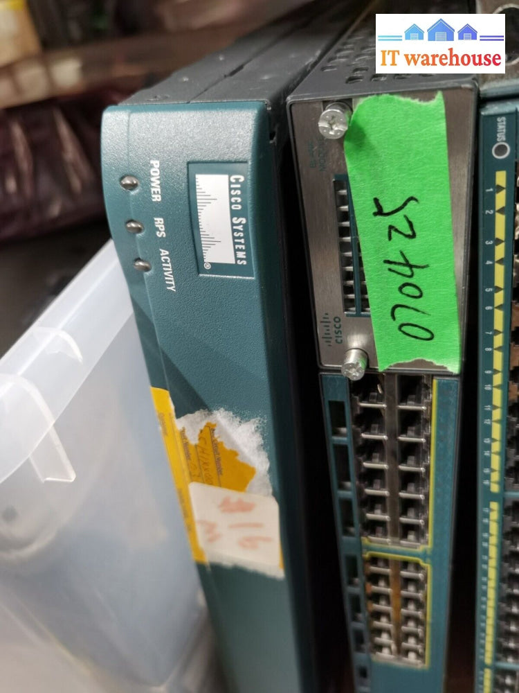 $ Cisco Ws-C3750-24Ps-S 24 Port Poe Fast Ethernet Switches (Power On Tested)