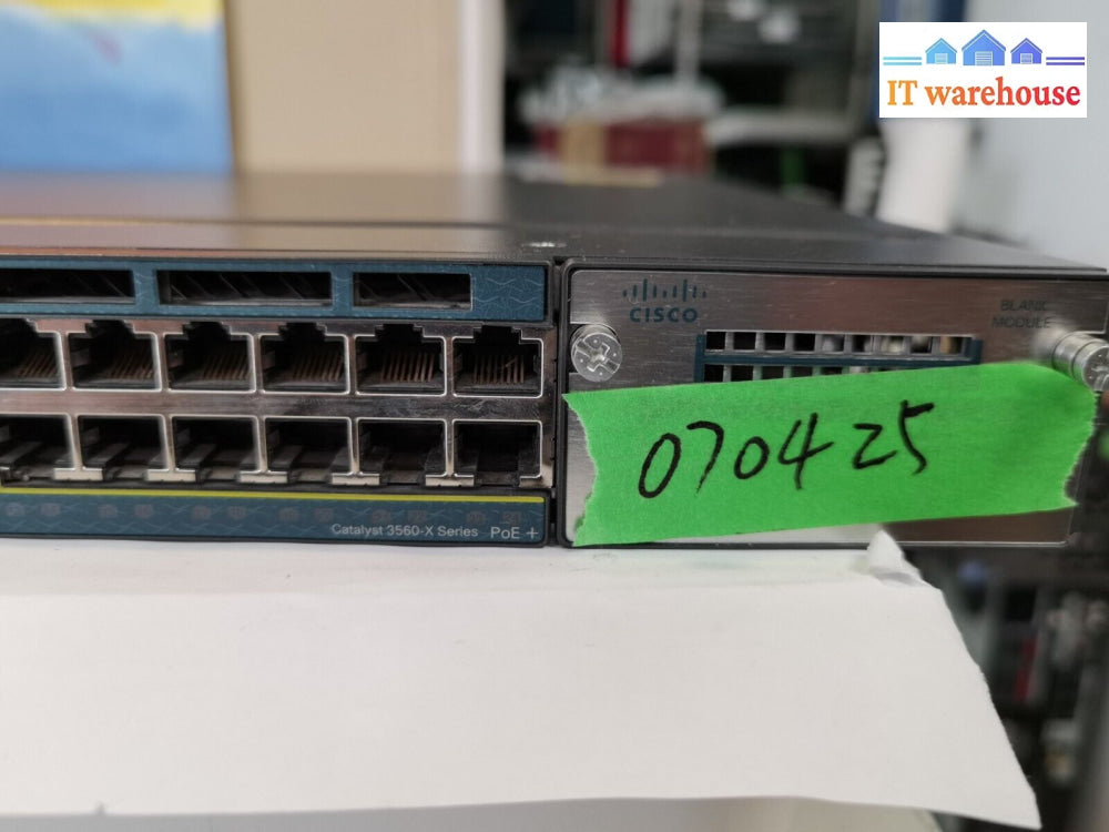 $ Cisco Ws-C3750-24Ps-S 24 Port Poe Fast Ethernet Switches (Power On Tested)