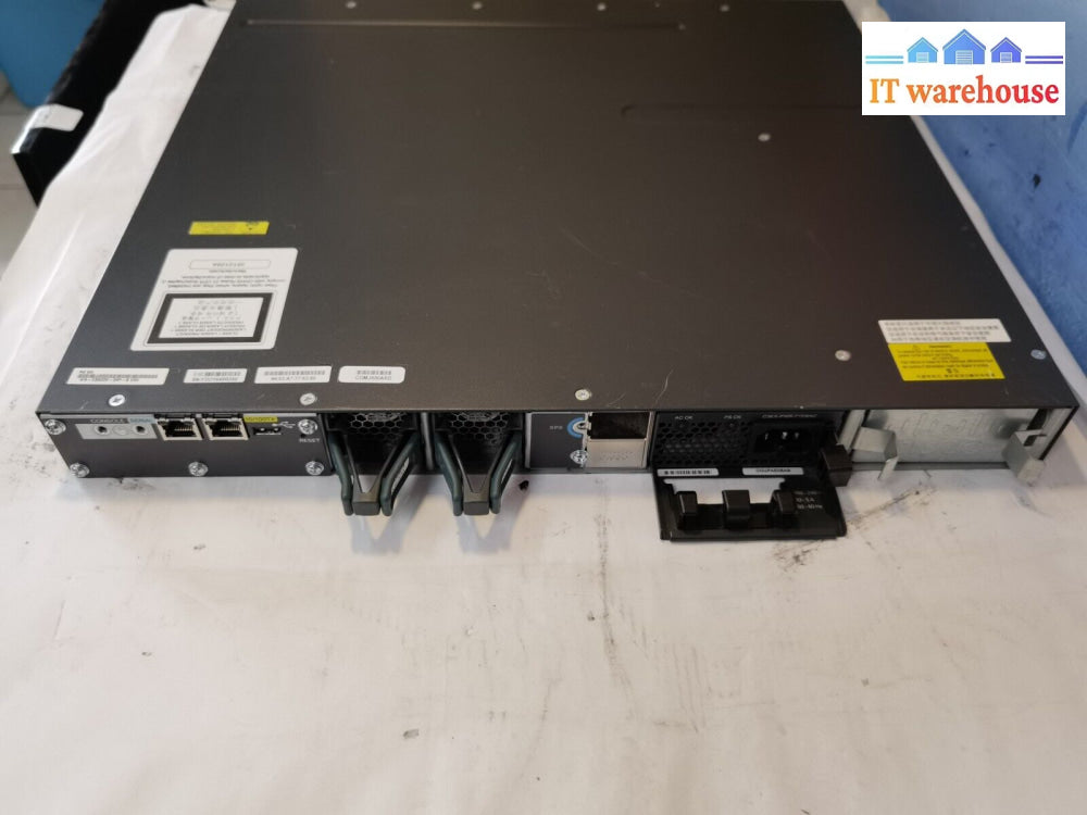 $ Cisco Ws-C3750-24Ps-S 24 Port Poe Fast Ethernet Switches (Power On Tested)