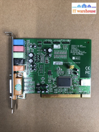 + Cmi8738/Pci-6Ch Av512-A Hsp Pci Sound Midi/Game Card