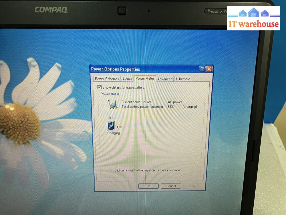 ~ Compaq Presario V6000 15.4’ Laptop Celeron M 430 1.73Ghz 512Mb 100Gb Hd Xp Pro