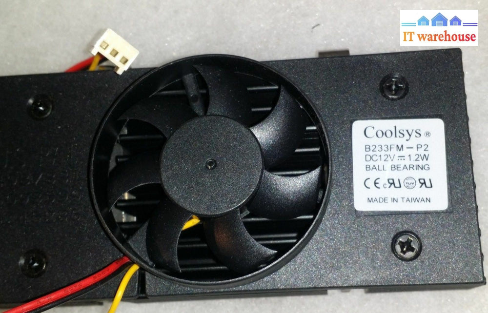 Cooler Coolsys B233Fm-P2 Slot 1 Intel P Ii Celeron Piii Cpu Fan 50X50X10Mm- New