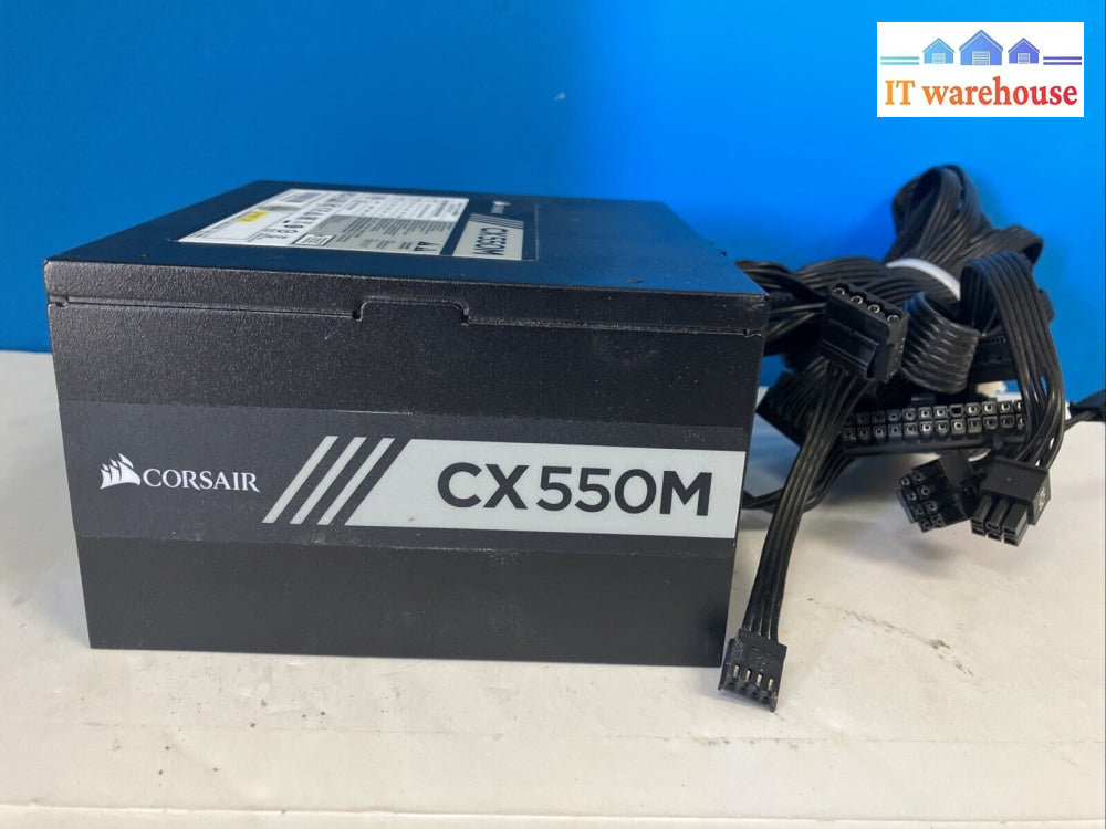 Corsair Cx Series Cp-9020102 Cx550M 550W 6/8 Pin Pcie Atx Power Supply Rps0028 ~