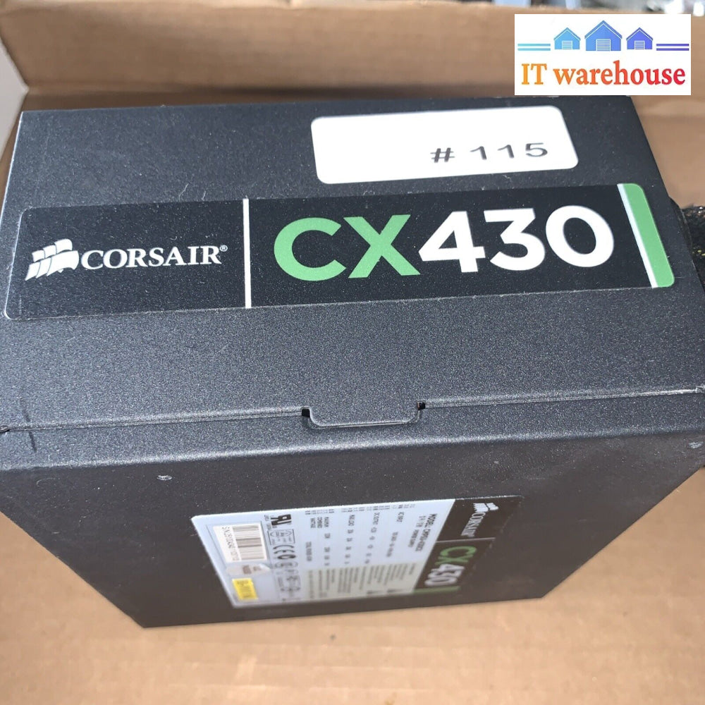 Corsair Cx430 430W Desktop Psu Atx Power Supply Tested (With Pci-E Cable)