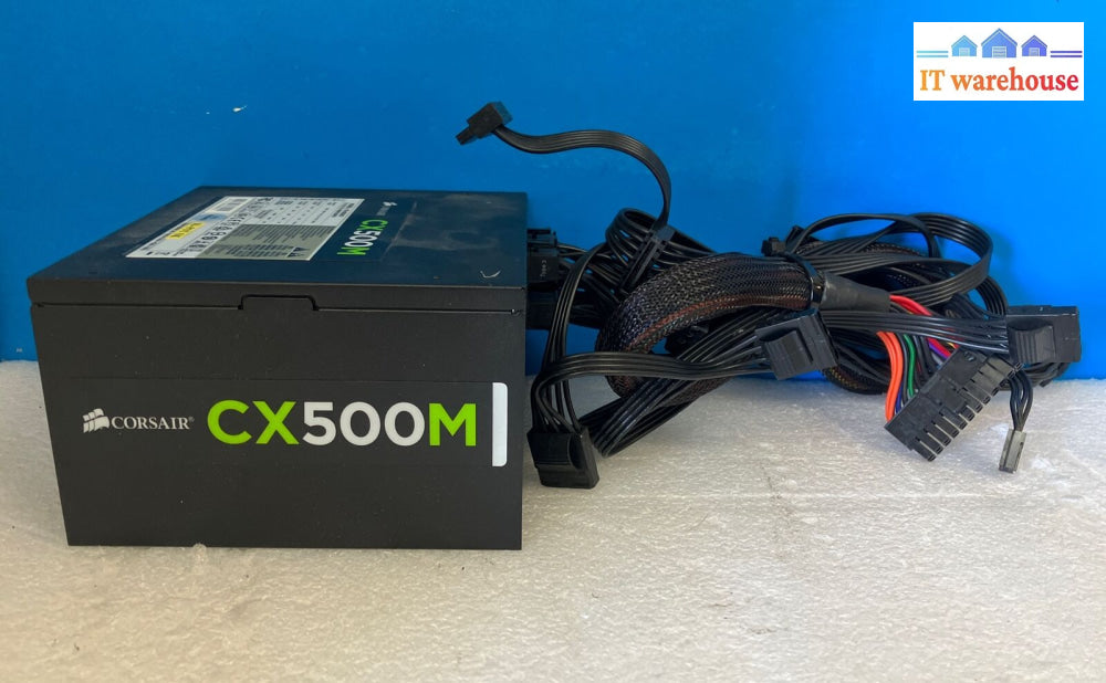 Corsair Cx500 500W Hi-Pot Desktop Power Supply Model: 75-002017 ~