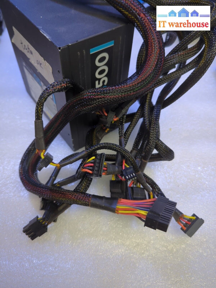 Corsair Gs500 500W Atx Power Supply (2X 6 + 2Pin Pci-E 4 + 4 Pin Cpu) Tested -