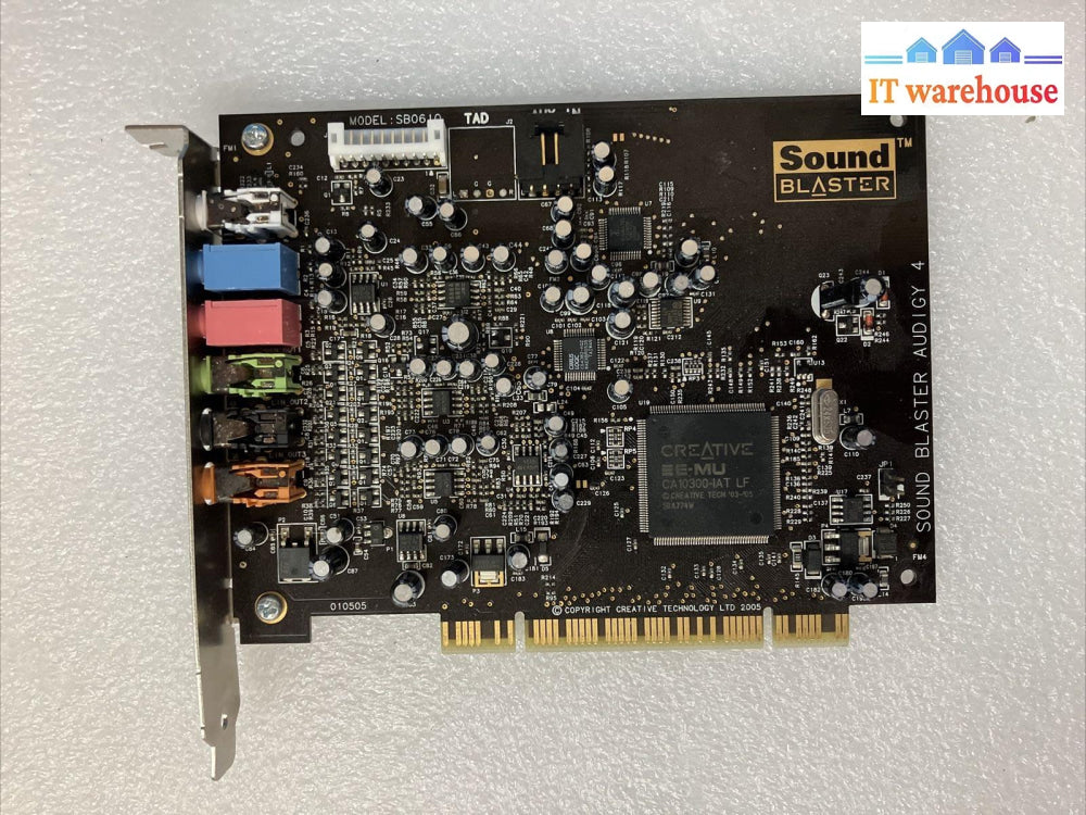 Creative Sound Blaster Audigy 4 Sb0610 Pci Interface Internal Card ~