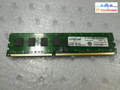 - Crucial 8Gb Ddr3-1600 Pc3 Ct102464Ba160B Dimm Desktop Ram/Memory