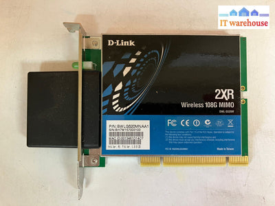 ~ D-Link Dwl-G520M Wireless 108G Mimo Desktop Adapter Pci Slot Bwlg520Mnaa1