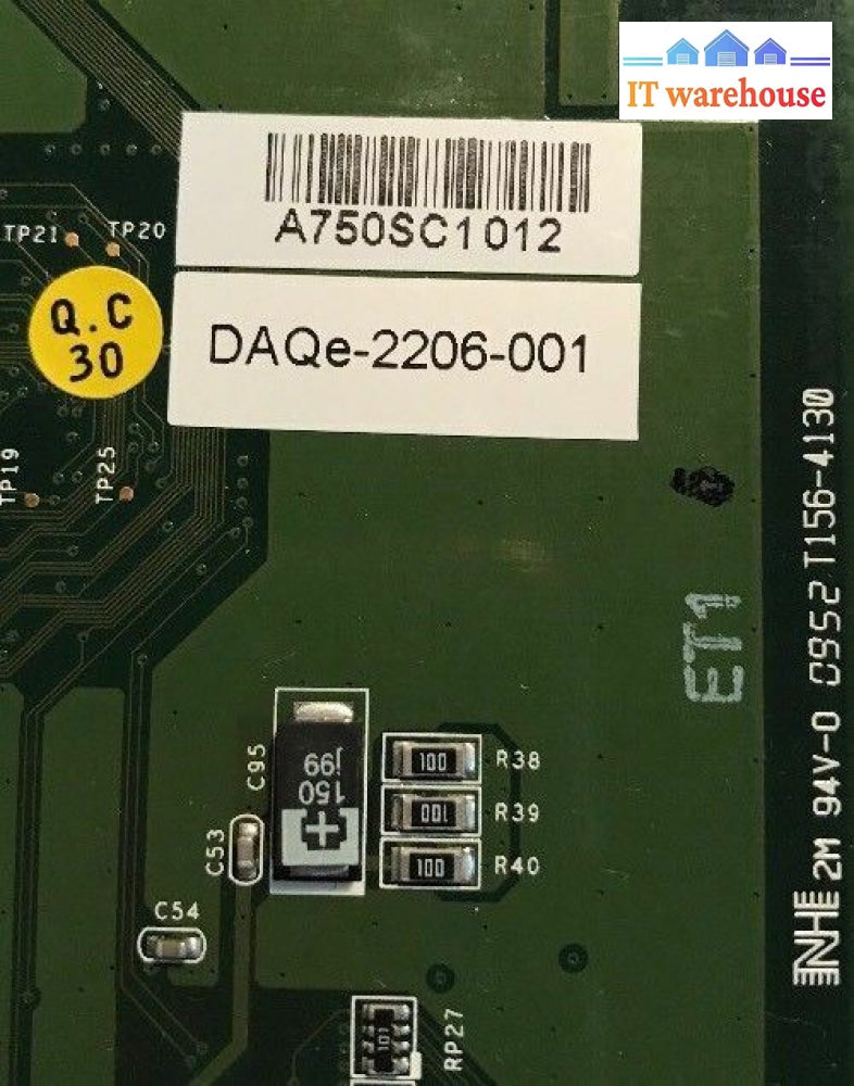 - Daqe-2206-001 Adlink Datalogging & Acquisition Pcie Multi-Function Card