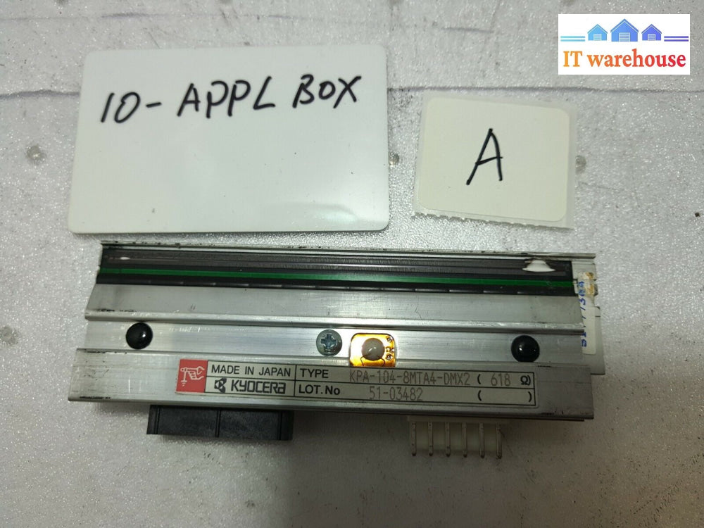 - Datamax Kpa-104 Printhead For Dmx-I-4210 Printer (As Is)