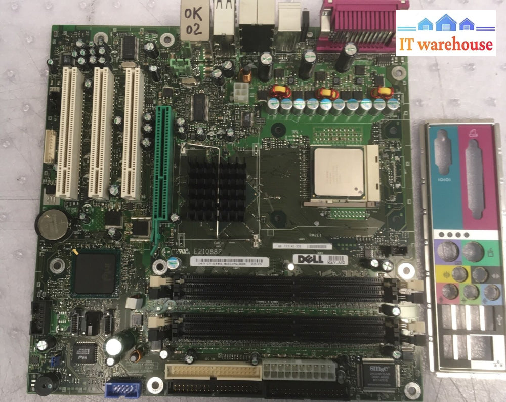 + Dell 02Y832 2Y832 Motherboard W/ Intel 2.66Ghz Cpu & I/O Shield