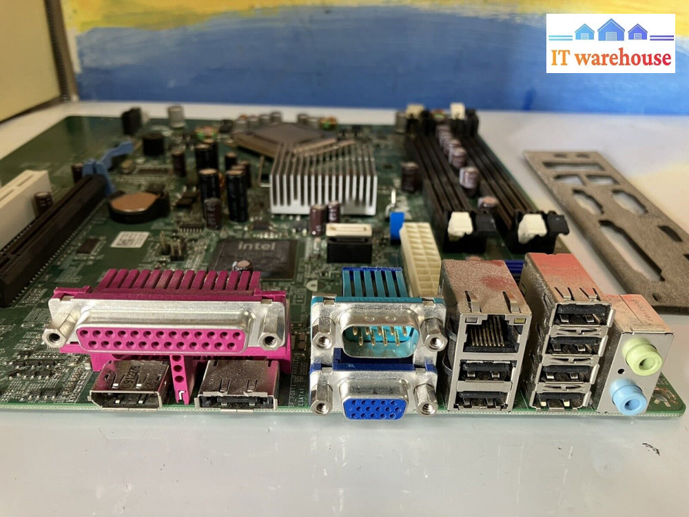 ~ Dell 0C27Vv E93839 Matx Sockel 775 Motherboard + Intel E8400 C2D Slb9J