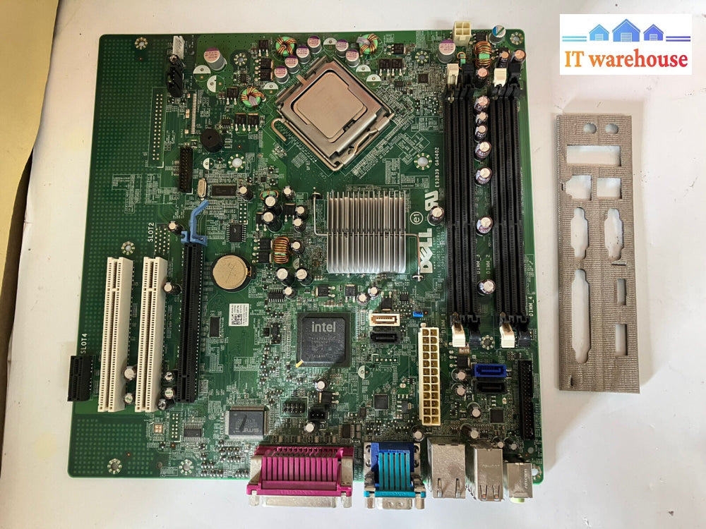 ~ Dell 0C27Vv E93839 Matx Sockel 775 Motherboard + Intel E8400 C2D Slb9J