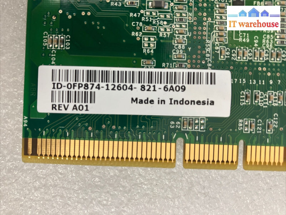 Dell 0Fp874 Fp874 Pci-X Ultra320 Dual Channel Scsi Network Raid Controller Card~