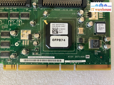 Dell 0Fp874 Fp874 Pci-X Ultra320 Dual Channel Scsi Network Raid Controller Card~