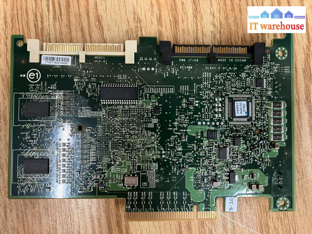 ~ Dell 0T954J Poweredge Server Sas Raid Controller Card Perc 6I Pcie