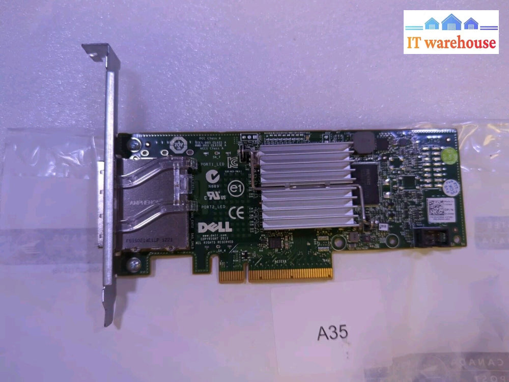 Dell 12Dnw Perc H200E Pci-E External Sas 6Gb/S Raid Controller Card 012Dnw -