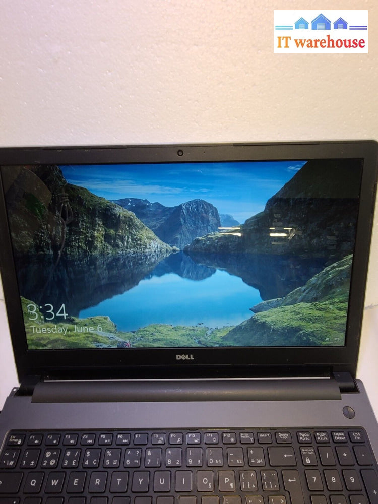 - Dell 15 P51F 15.6’ Laptop Intel I7-5500U Cpu/8Gb Ram/ 240Gb Ssd/Win 10 (*Read)