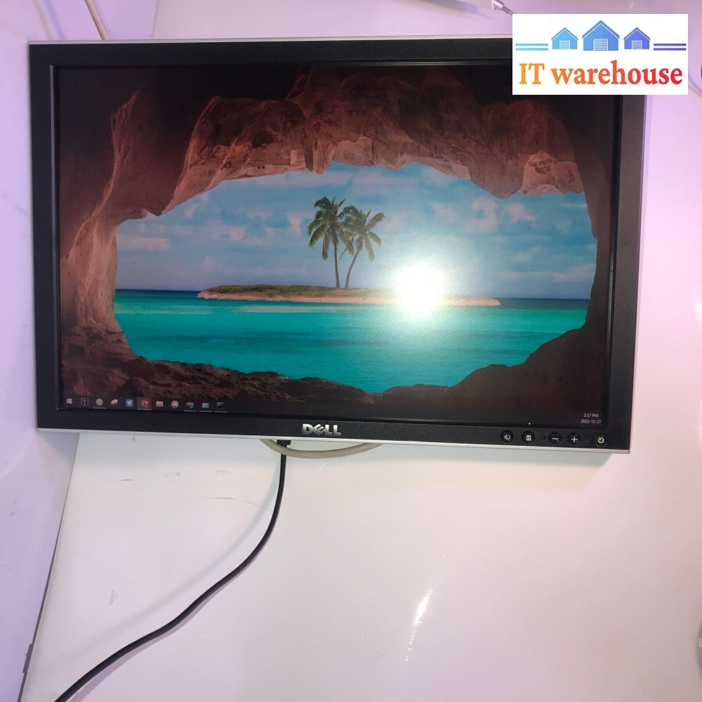 Dell 2009Wt 20’ 1680X1050 Widescreen Lcd Monitor Dvi-D Vga Hdmi Usb No Stand