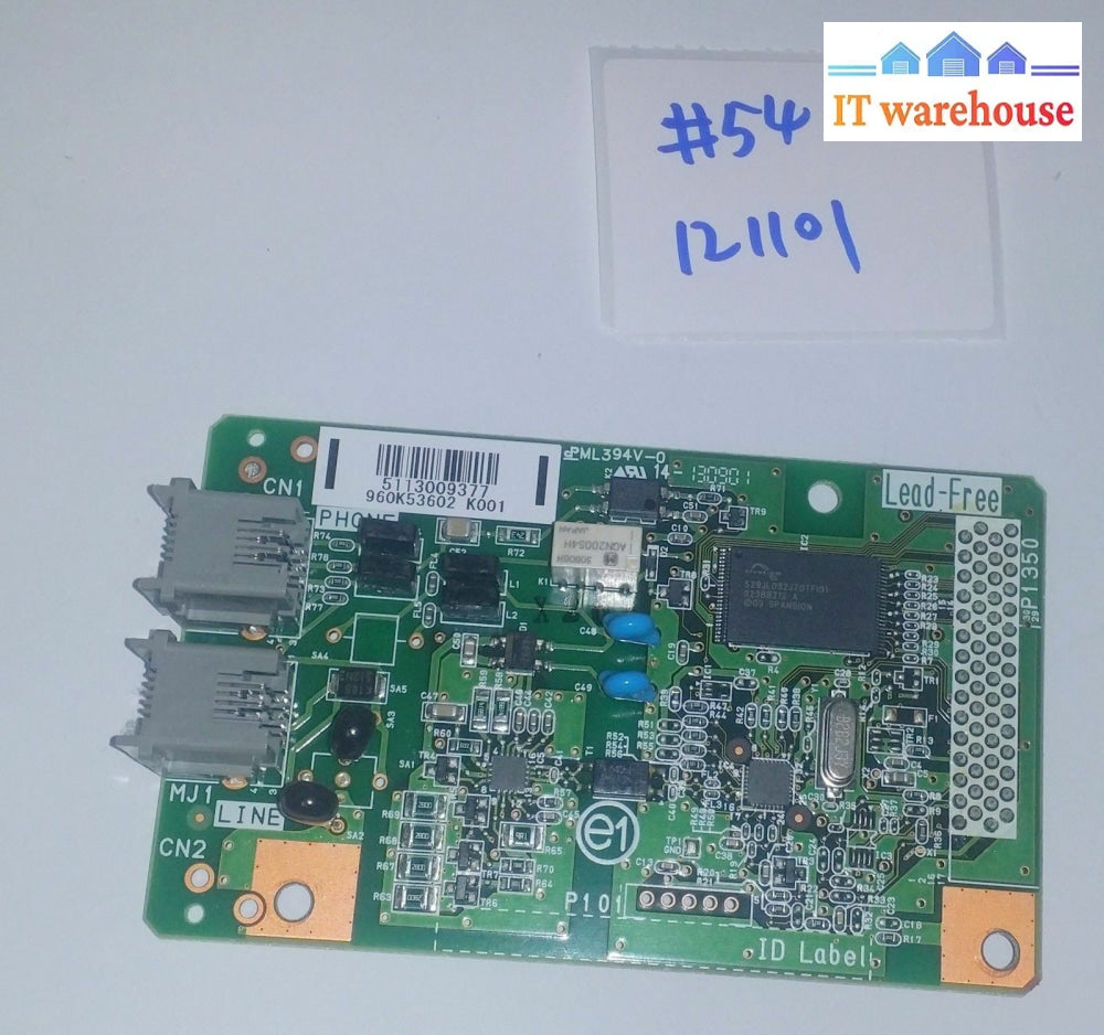 Dell 2155Cdn /Xerox Wc6505 Wc6605 Fax Controller Modem Board 960K53602