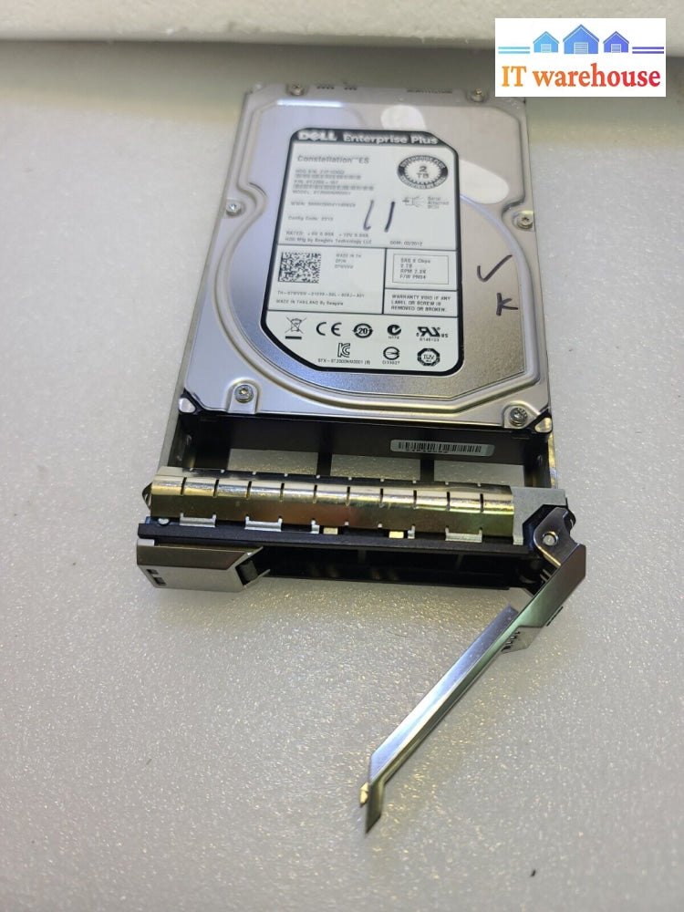 - Dell 2Tb 6G Sas 7200Rpm 3.5’ Hard Drive St2000Nm0001 7Wv9W 07Wv9W Tested