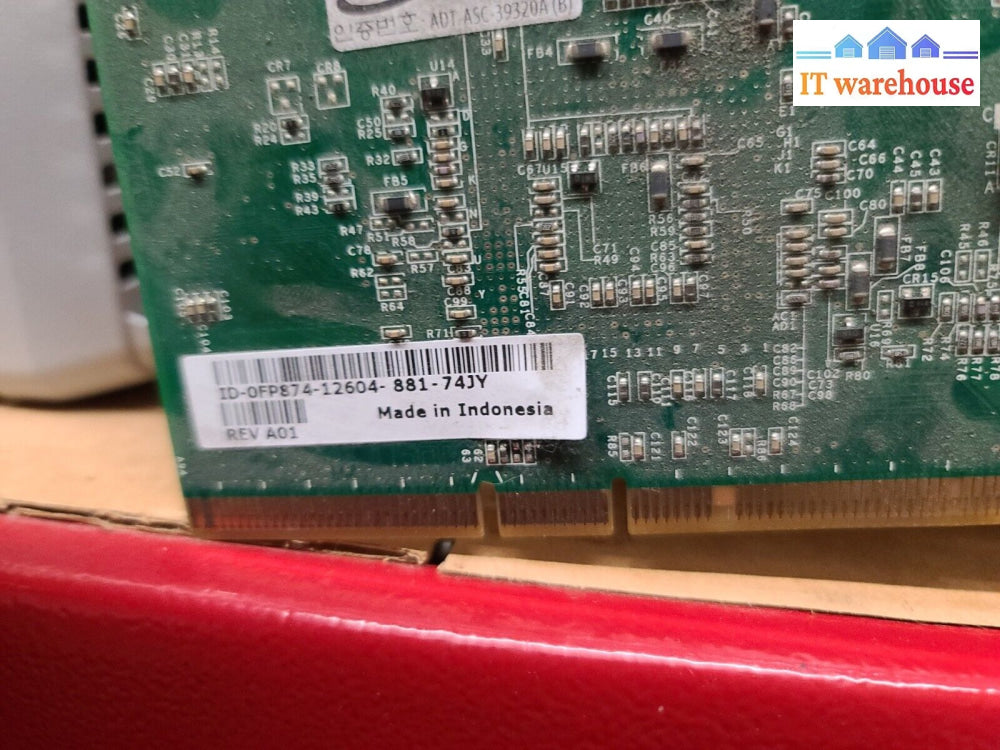 - Dell Adaptec Dual Channel Pci-X Scsi Card Asc-39320A | 0Fp874 Fp874