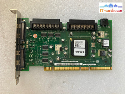 ~ Dell Adaptec Dual Channel Pci-X Scsi Card Asc-39320A | 0Fp874 Fp874