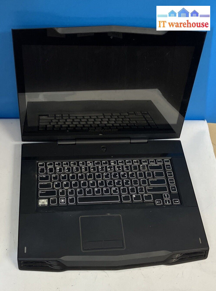 Dell Alienware M15X P08G 15’ Laptop Intel I7-Q740 Cpu / 2Gb Ram /No Hdd (Read) ~