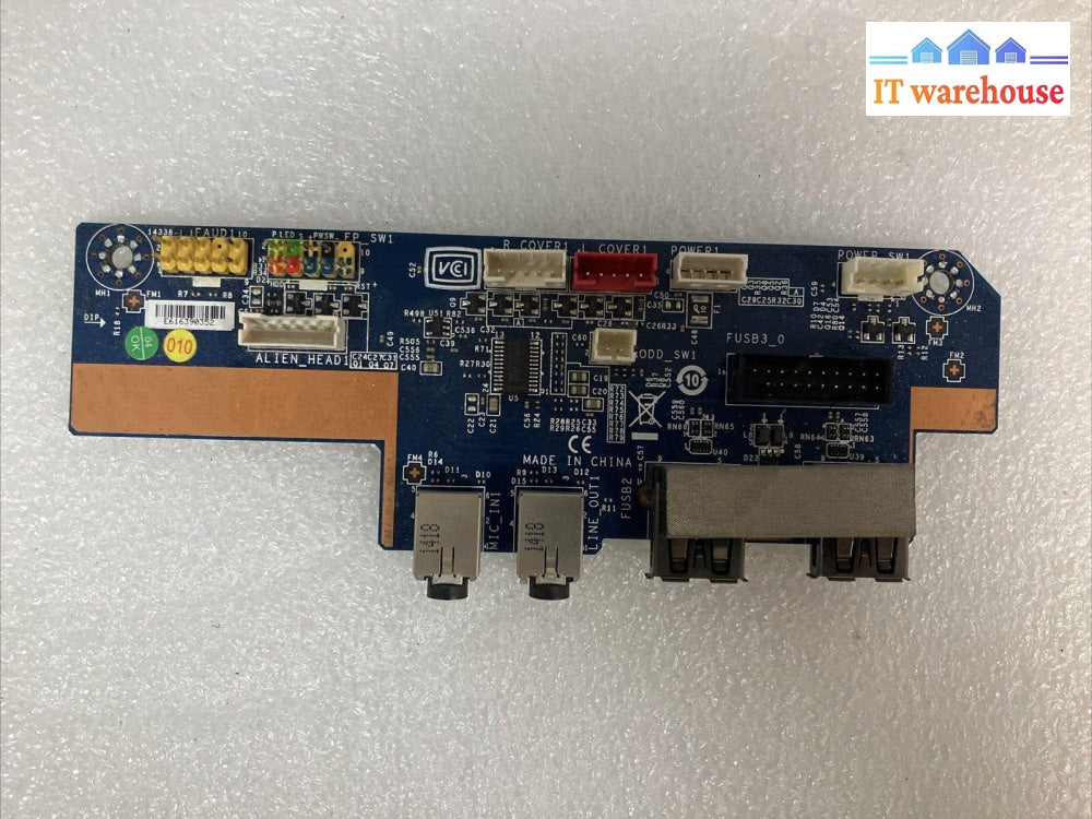 Dell Alienware X51 Andromeda R2 Usb & Audio I/O Board Assembly 7Mg94 / 07Mg94 ~