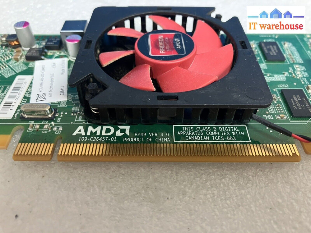 ~ Dell Ati Radeon Hd 6450 1Gb Gddr3 Dvi Dp Pcie Low Profile Graphics Card 00Wh7F