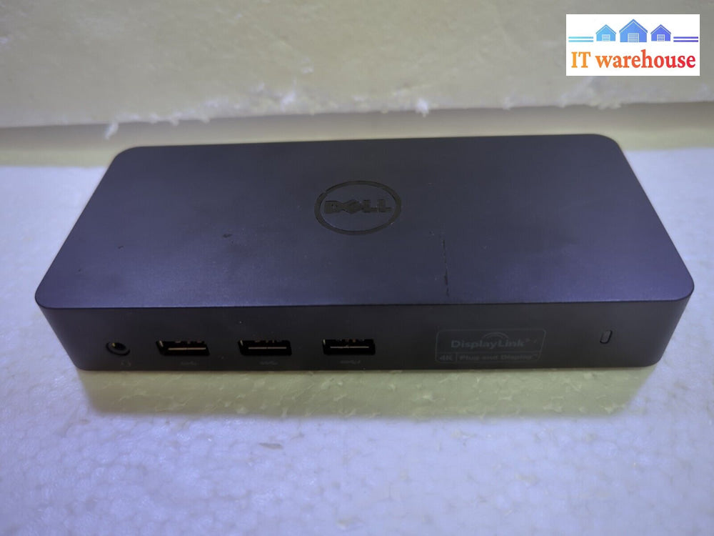 - Dell D3100 Cjp68 Usb 3.0 4K Display Docking Station (No Ac Adapter) Tested