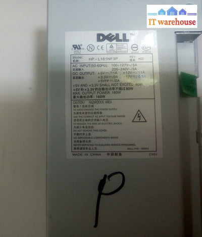 - Dell Dimension 4600C Hp-L161Nf3P 160W Computer Pc Power Supply @@@