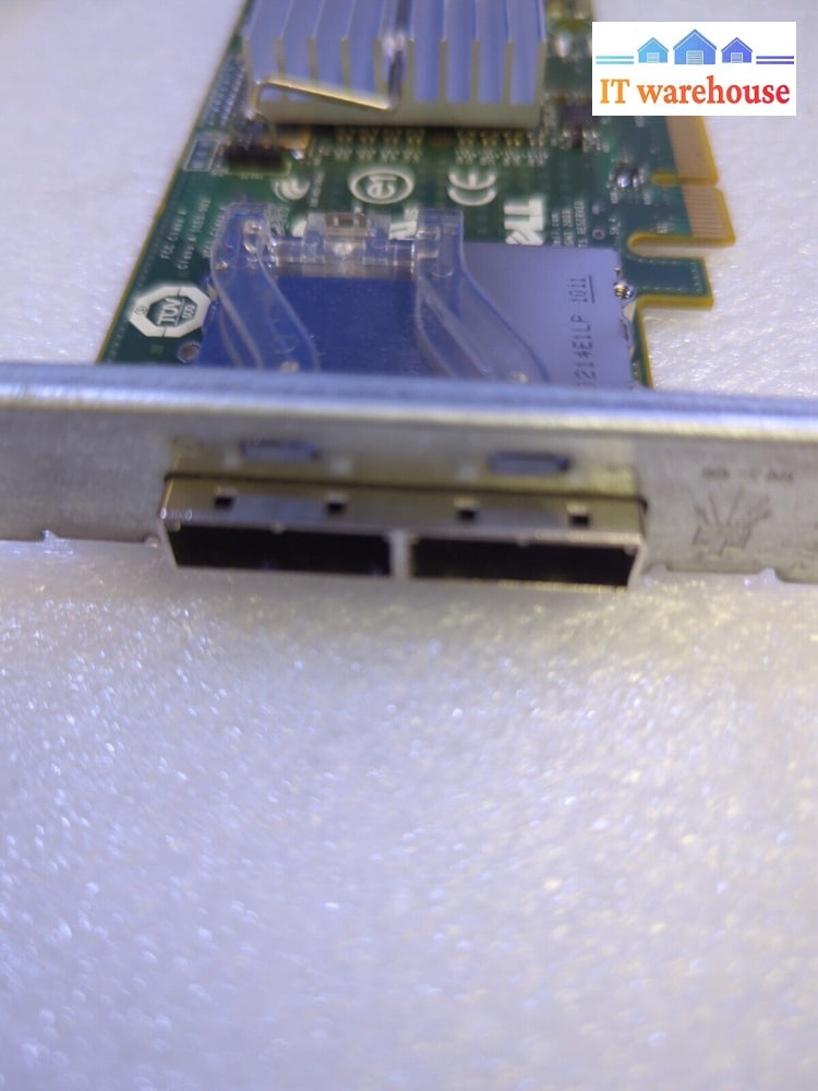 Dell H200E Dual-Port 6Gbe Qsfp Pcie Sas Host Bus Adapter D687J 0D687J -