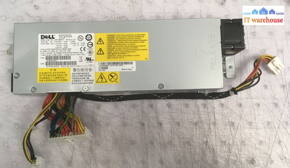 + Dell - Hh066 Dps-345Ab 345W Poweredge 850 / 860 R200 Power Supply