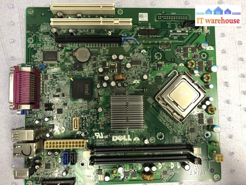 ~ Dell Hn7Xn 0Hn7Xn Socket 775 Mainboard W/ Intel E7500 Cpu @@@